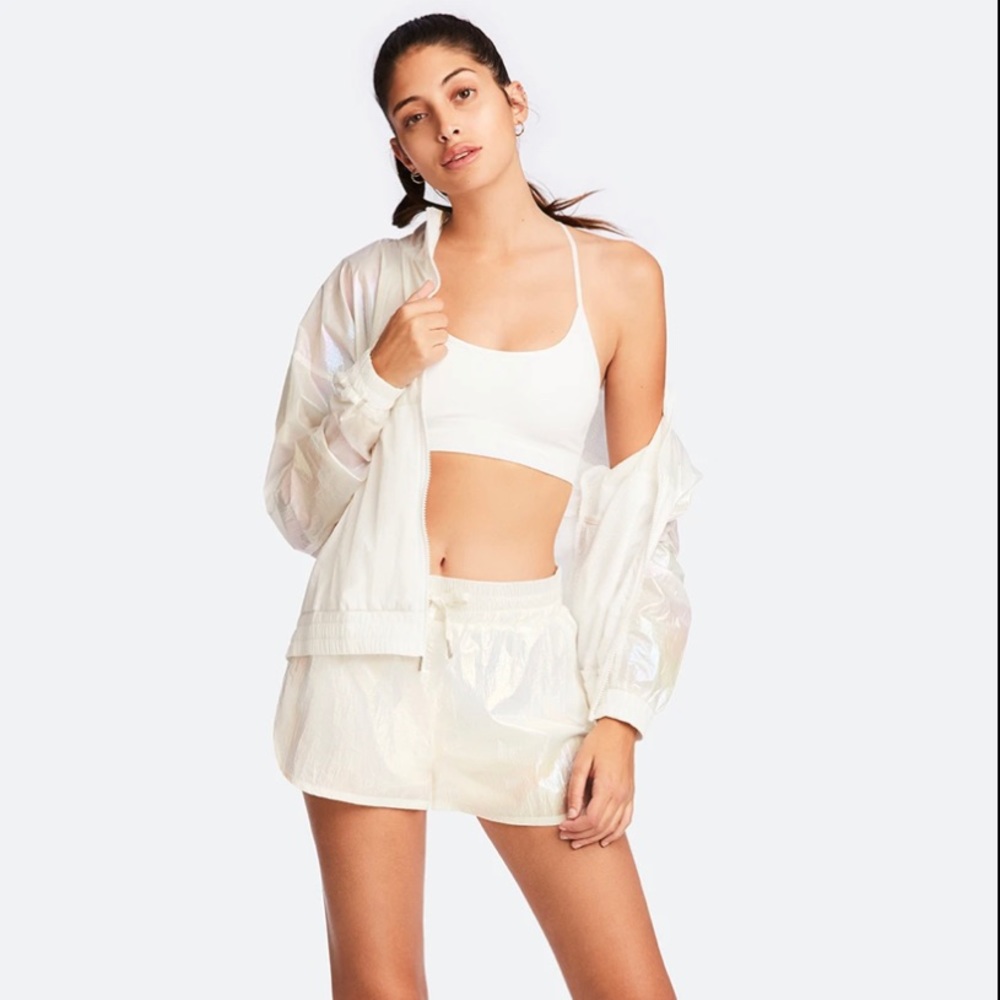 Alaia Etoile Set — Iridescent jacket and shorts